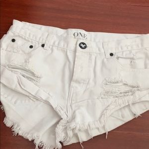 White One Teaspoon Bandits